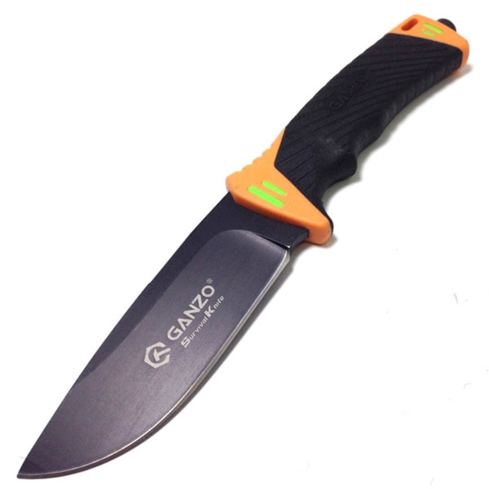 Ganzo Pisau Knive Knife Outdoor Survival G801-OR