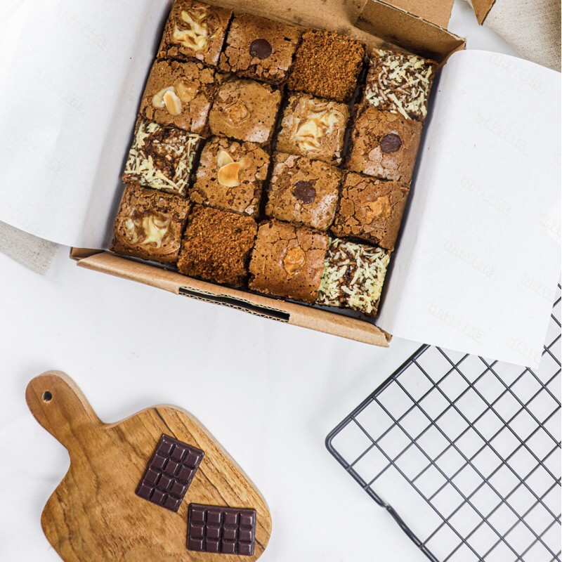 

fudgy brownies bites