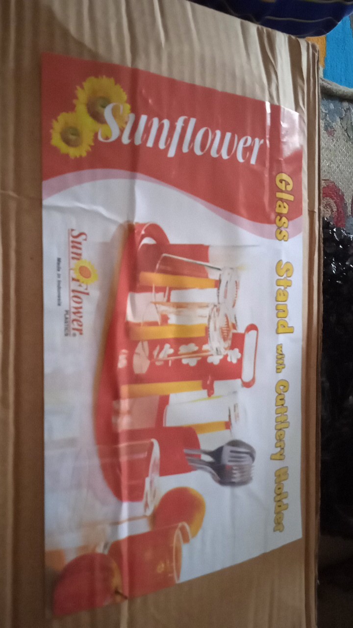 Tempat Sendok Garpu Gelas 3 In 1 Genki Market