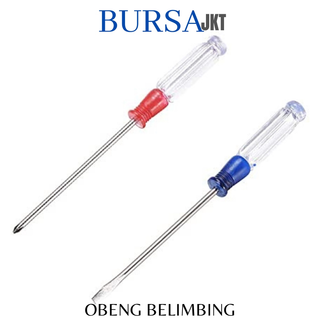 OBENG KECIL BELIMBING PLUS  minus - + MAGNET TIPIS