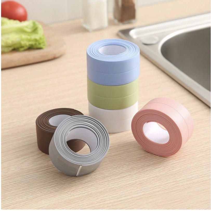 Seal Tape Protection Penutup Celah Siku Pelindung Meja Wastafel Dan Kamar Mandi Termurah Seal Tape Protection Penutup Celah Siku Dan Karet Pengaman Solatip Penutup Celah
