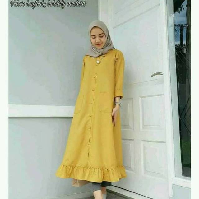 velove tunik murah / grosir baju hijab/ grosir baju wanita
