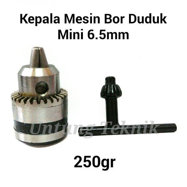 Paling Terlaku Kepala Bor - Drill Chuck For Mini Bench Drill 6.5Mm - Bor Duduk Mini Murah