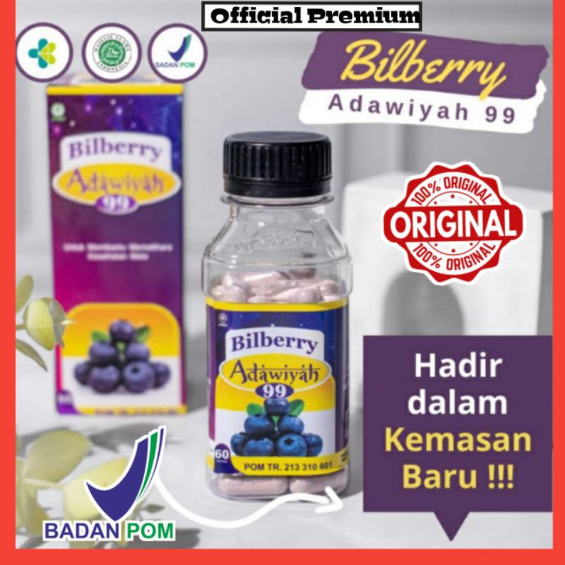 KAPSUL EXTRA BILBERRY ADAWIYAH ASLI/KAPSUL BILBERRY ADAWIYAH ORIGINAL/OBAT MATA MINUS/OBAT MATA SILI