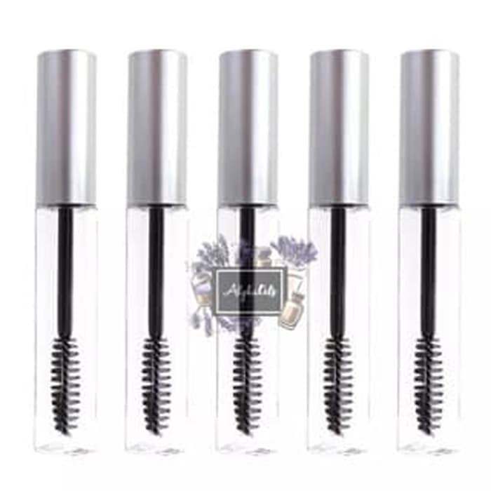 Botol Mascara 10ml IMPORT - Botol Bening Tutup Silver