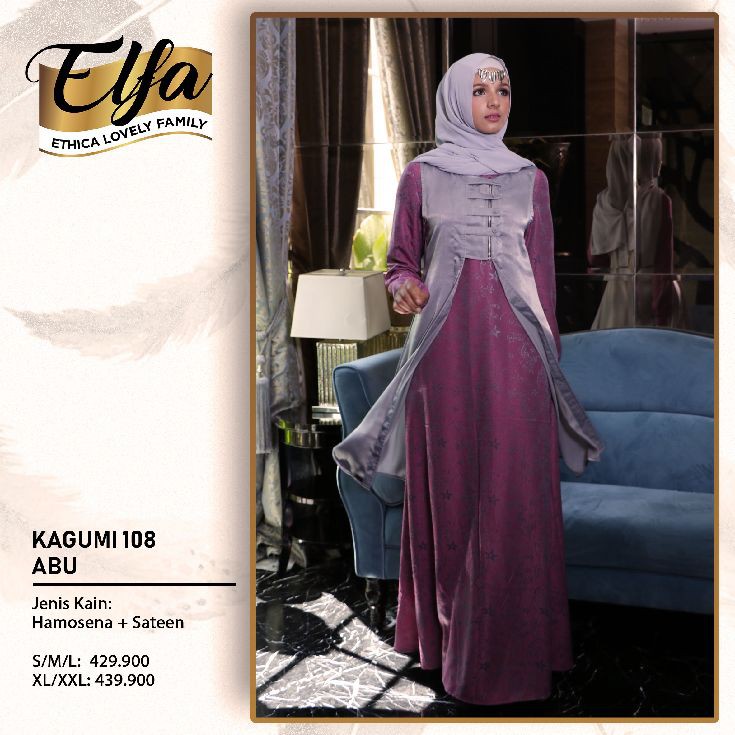GAMIS KAGUMI 108 ABU/ GAMIS KAGUMI DEWASA