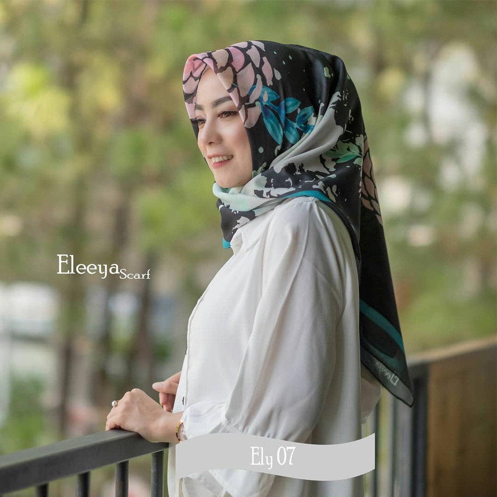 HIJAB SEGIEMPAT PRINTING II Eleeya Scarf : ELY 07