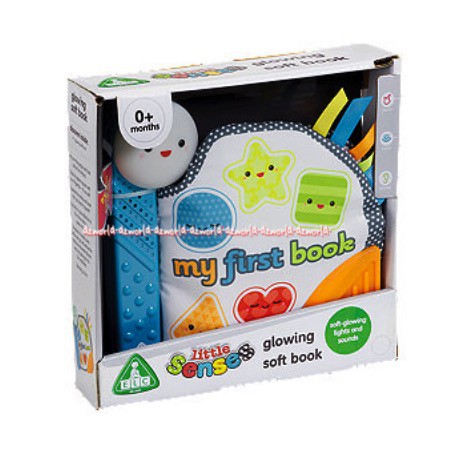 ELC Little Senses Glowing Soft Book Mainan Buku Kain Lampu dan Suara