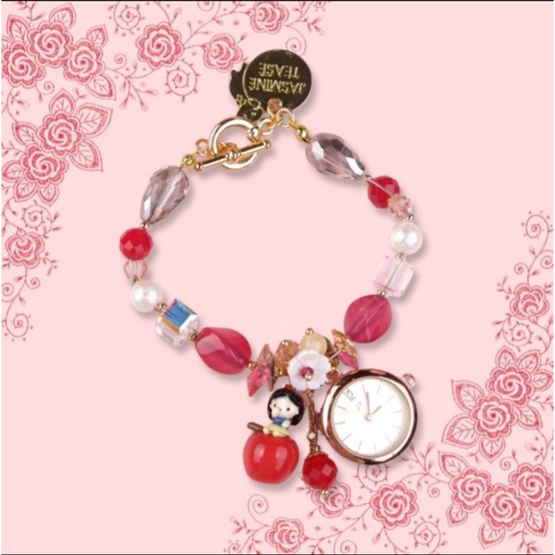 Jasmine Tease Watch SNOW WHITE APPLE - JT handmade charm