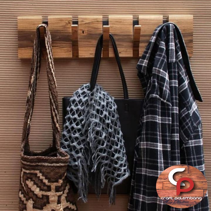 Gantungan Baju Kayu Minimalis Kapstok Baju Kayu Minimalis