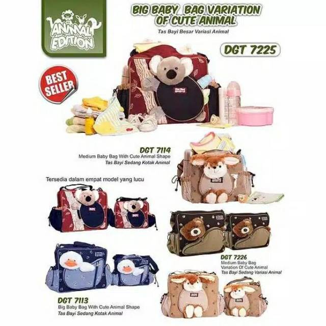 Eks Kado Tas Dialogue Baby Medium Animal (Bebek)