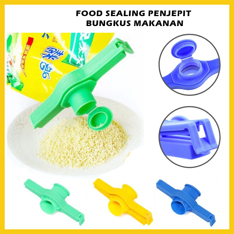 Clip Food Penjepit Plastik Klip Sealing Snack / Klip Segel Plastik Penutup Makanan Food Sealer Segel