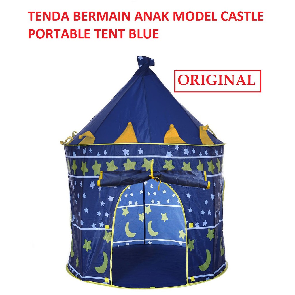 Tenda Bermain Anak Bentuk Istana Lucu Model Castle Kids Portable Tent