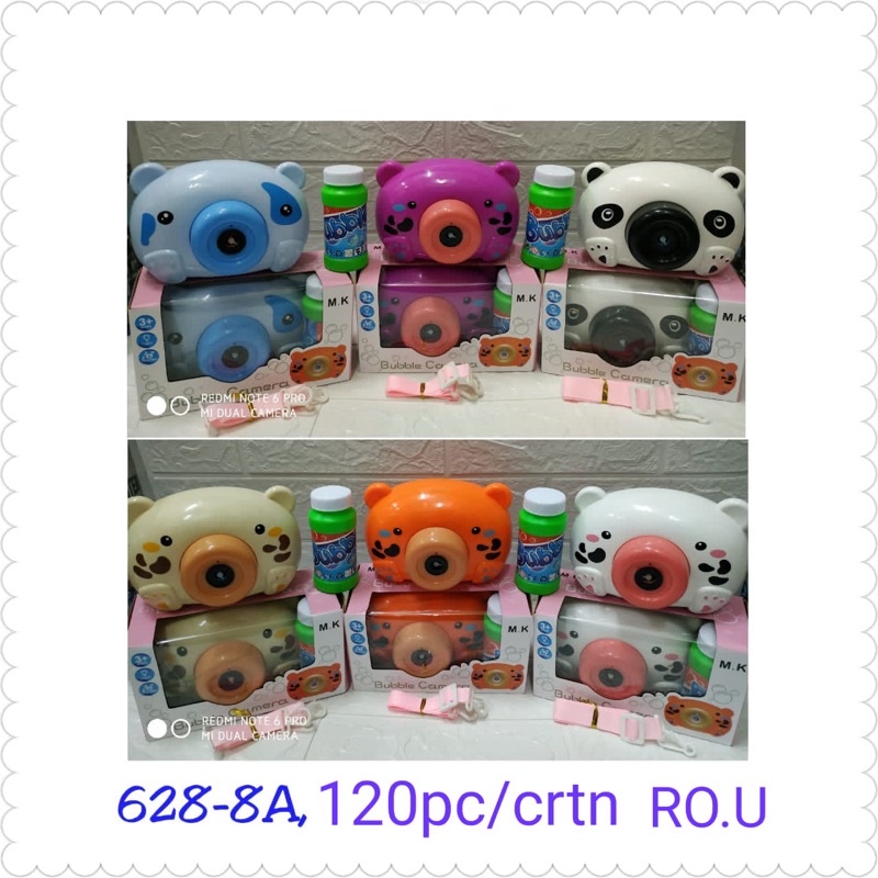 MAINAN KAMERA BUBBLE 628-8A /KAMERA GELEMBUNG