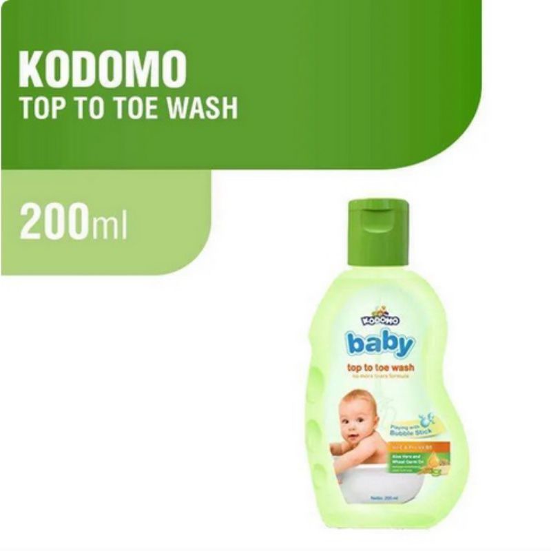 READY KODOMO BABY TOP TOE WASH 200ML