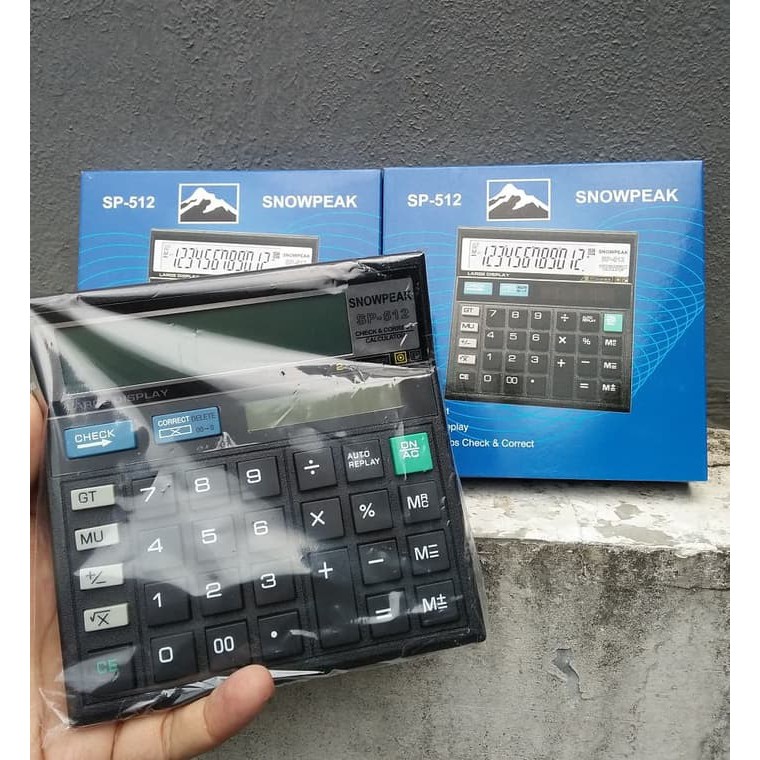 

Dijual Kalkulator 12 digit electronic calculator Murah