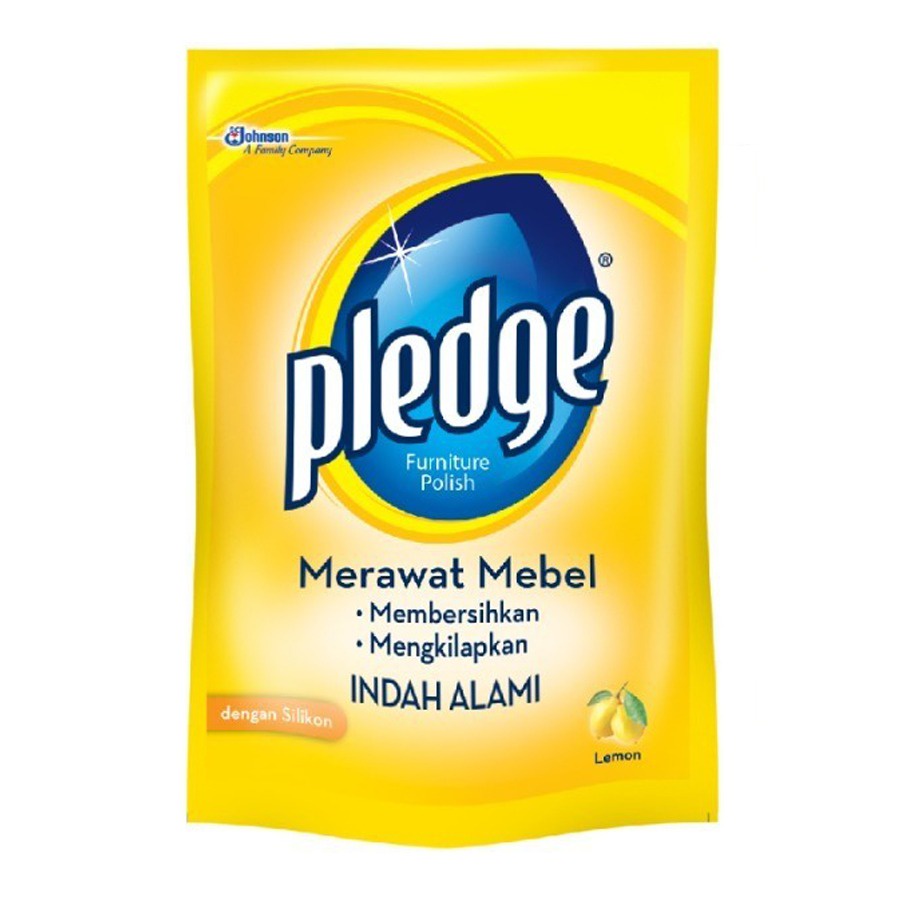 Pledge Liquid Refill 450 ml Lemon Pembersih Mebel Furniture Kayu