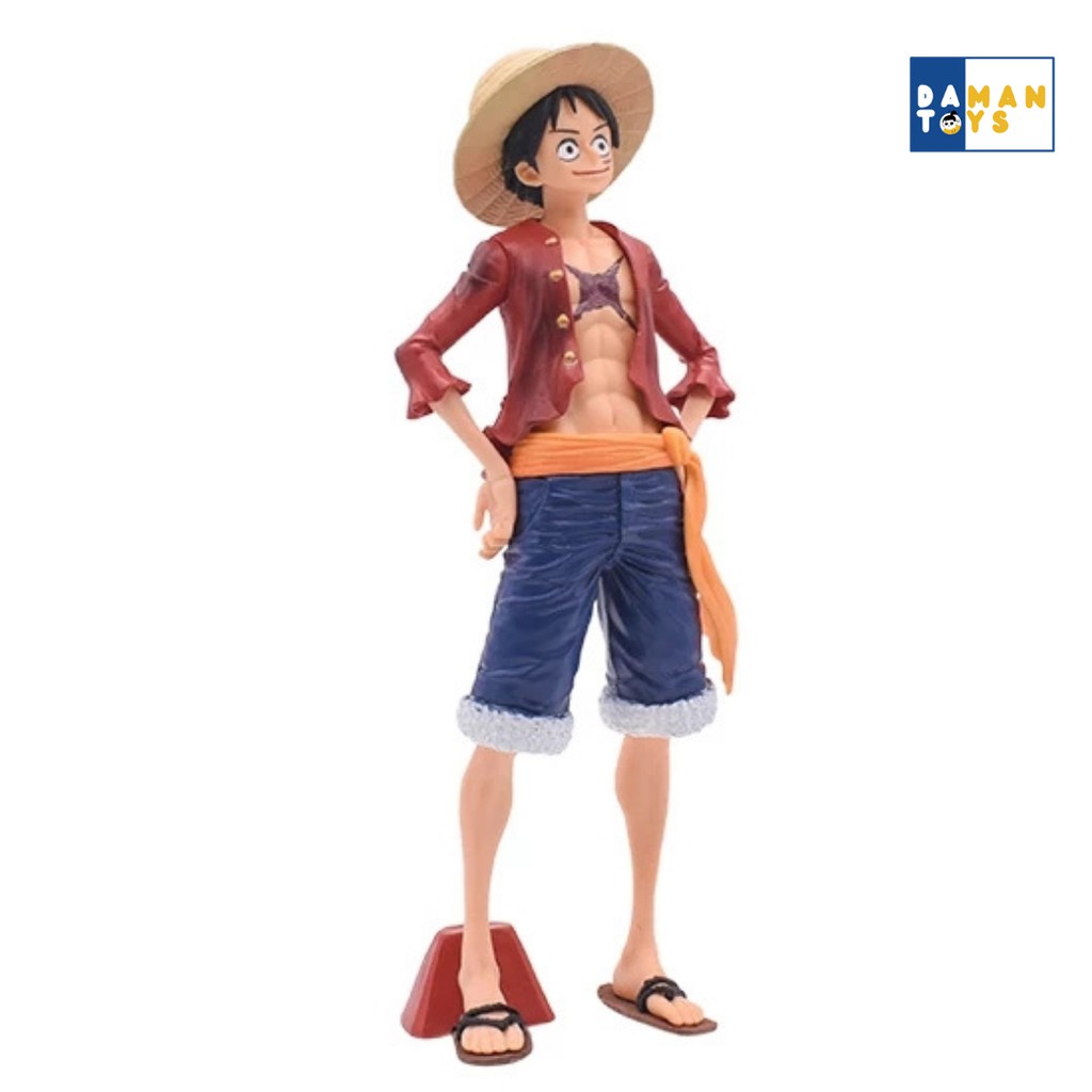 Action Figure Anime One Piece Monkey D. Luffy Dua Muka