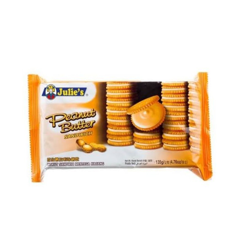 

Julies Peanut Butter Sandwich 135gr | Biskuit kacang