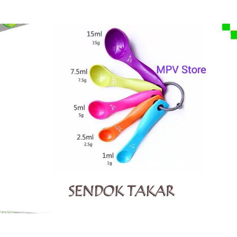 Sendok Takar 5 In 1 l Measuring Spoon l Sendok Takar Bumbu