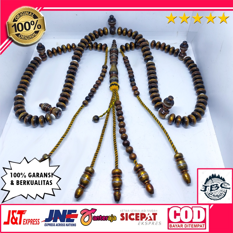 TASBIH TIJANI TALIARUS EMAS ORIGINAL ASLI 100%