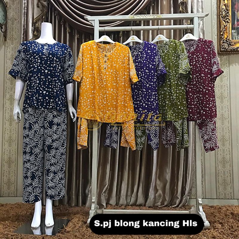 Setelan Babydoll Daster Qonita Batik Pekalongan