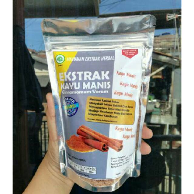 

EKSTRAK MINUMAN HERBAL KAYU MANIS SEBAGAI ANTIMIKROBA