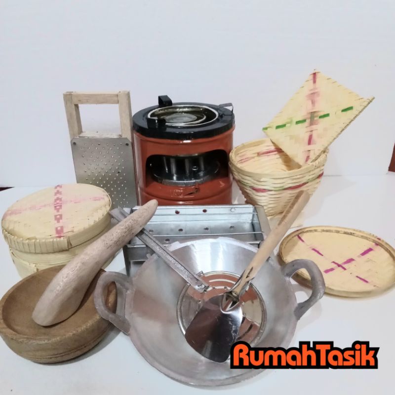 Kitchen Set Mainan Masak Masakan Anak Kompor Mini Set Bakulset Sate