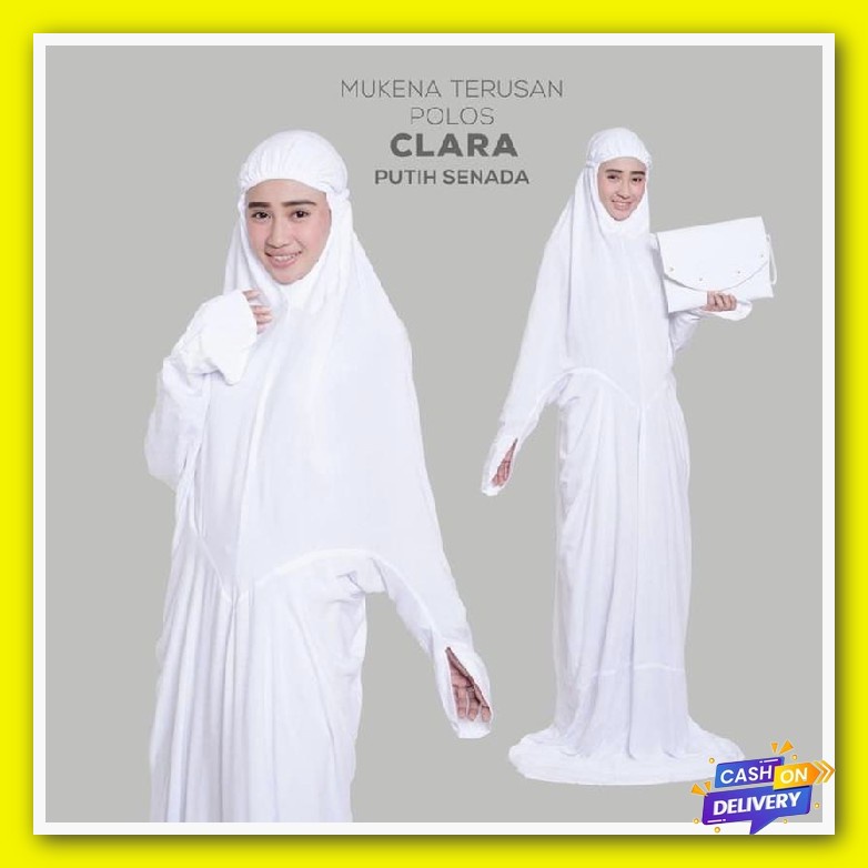 Mukena Mukenah Dewasa Katun Siti Khadijah Original Jumbo Katun Premium Bahan Adem Lembut Nyaman Terb