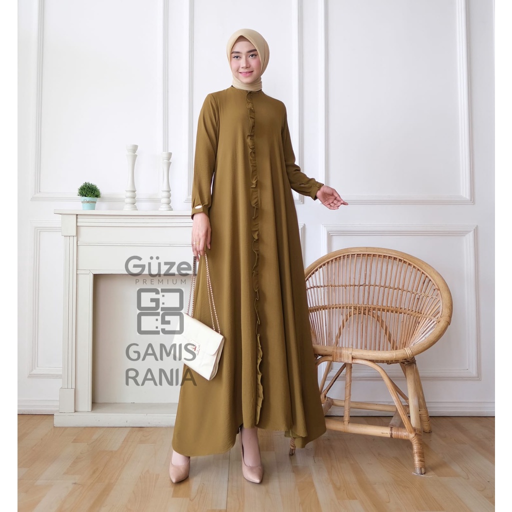(Guzel) Gamis Rania Cricle Airflow Terbaru 2022