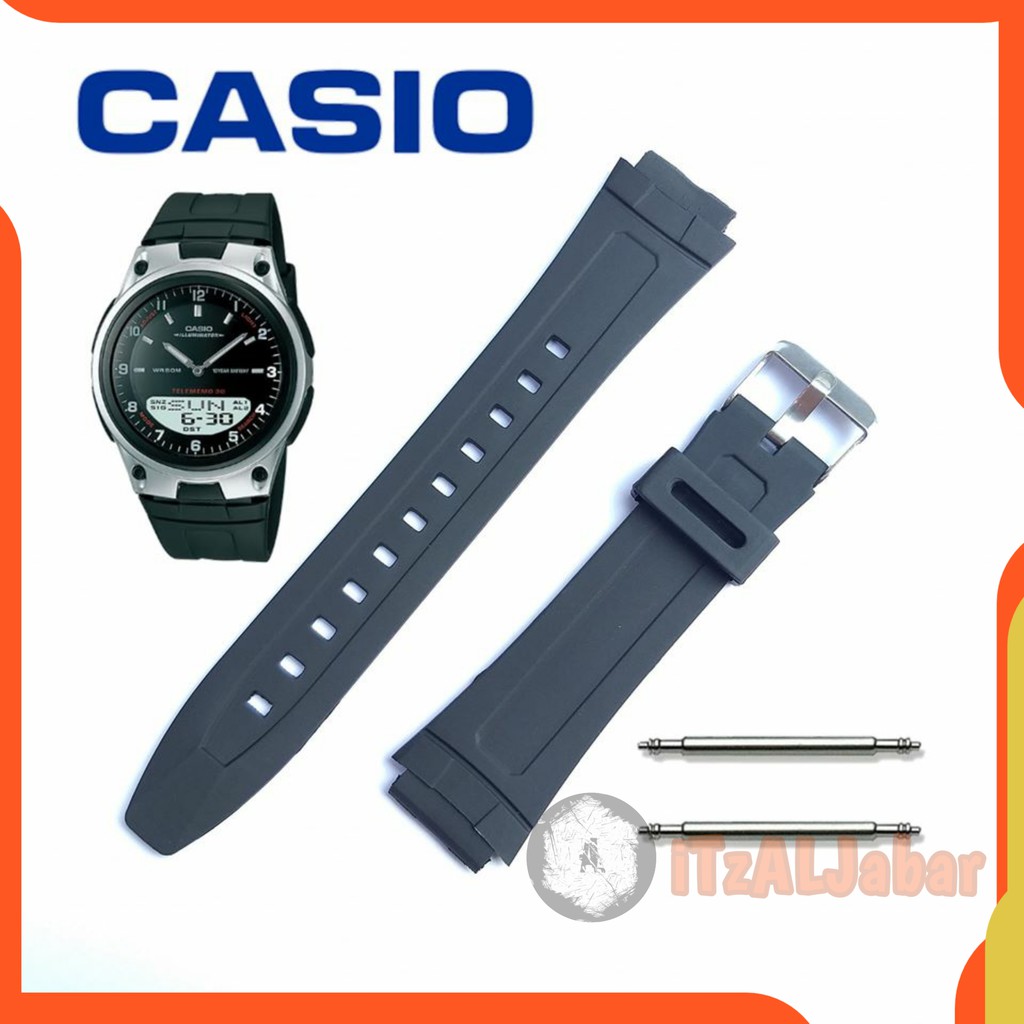 Tali jam tangan Casio AW80 Rubber strap Tali jam Casio AW 80