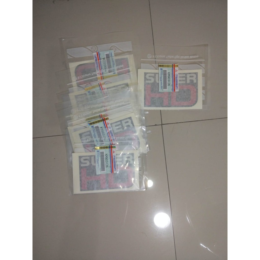 stiker/Sticker SUPER HD Canter Genuine Original Asli