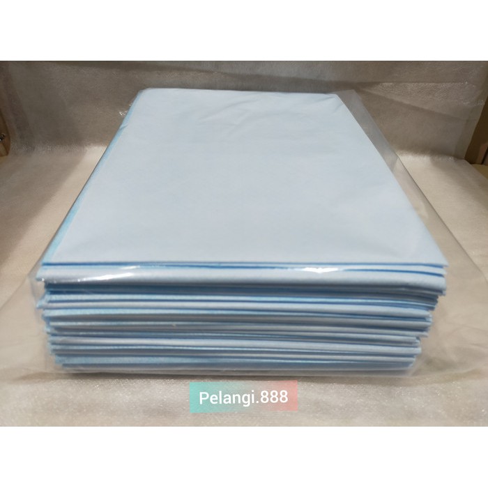 Disposable bed sheet Anti Air &amp; Minyak uk. 80cm x 180cm Alas sprei Hotel Rumah Sakit salon Reflexi