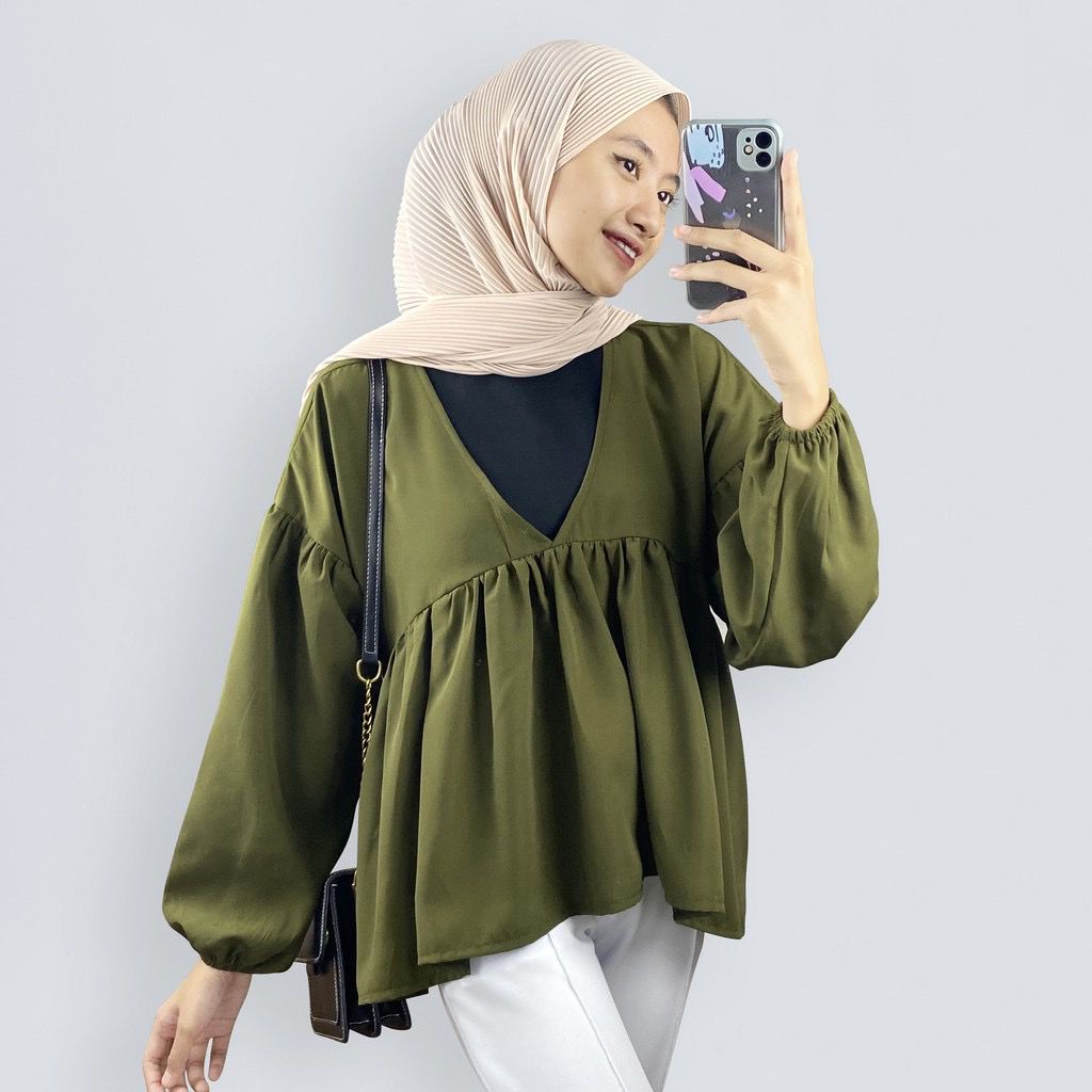 Frisa Ruffle Blouse / Friska Ruffle Blouse | Blouse Wanita Terbaru