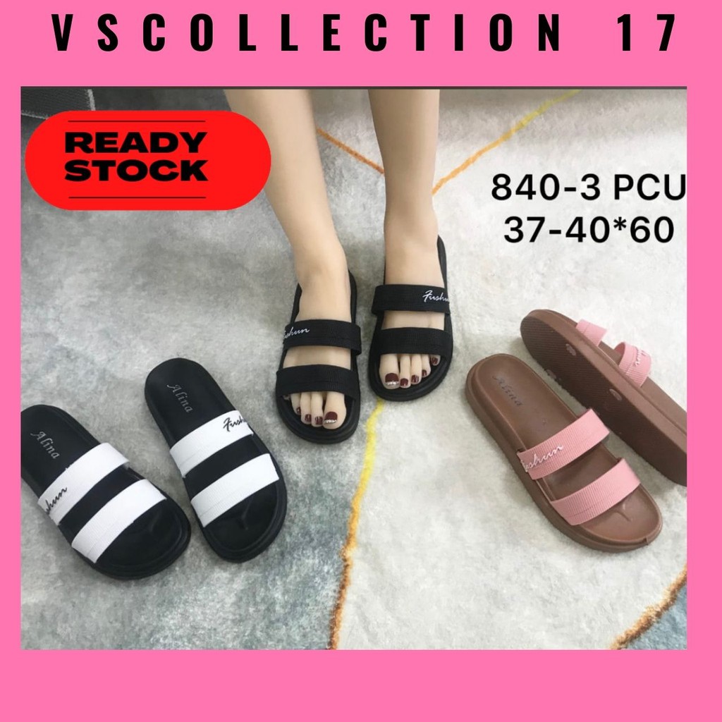 Sandal Wanita Alina 840 Balance / Alina Sandal Slop Wanita Full Karet
