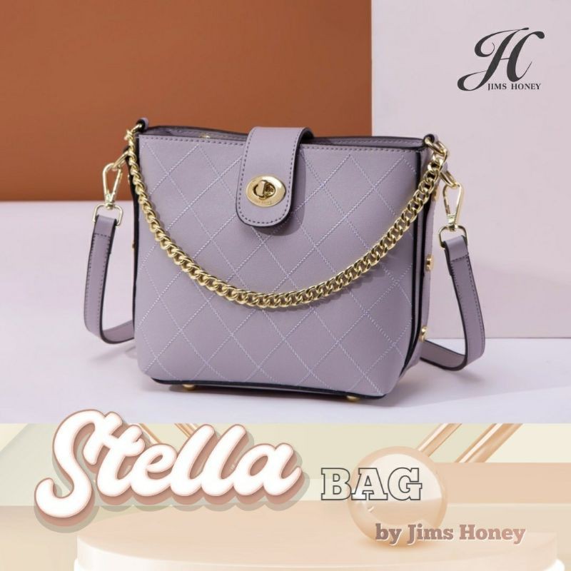 STELLA BAG JIMS HONEY Tas Selempang Tali Rantai Fashion Import Murah Ori Cewek Wanita Casual