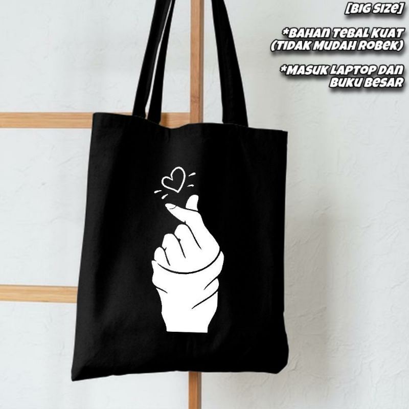 2021 TOTE TERBARU RESLETING TOTEBAG KPOP / TOTE BAG KPOP / KOREA / GOT7 / SEVENTEEN/ IKON/ ANIMAL / EXO TOTE UKURAN BESAR RESLETING KANVAS WARNA HITAM MARUN NAVY KREM