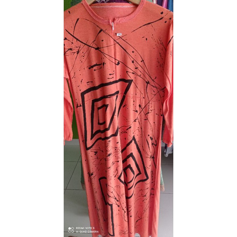 daster kaos daster lengan panjang