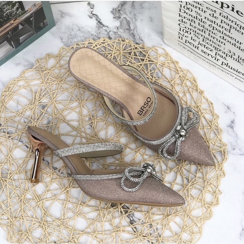 heels 9905 sepatu sendal wanita import