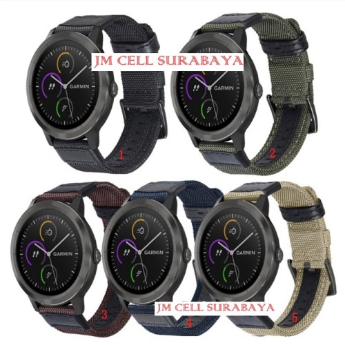 Strap Woven Nylon 20mm For Samsung Galaxy Watch Active - Samsung Gear Sport - Xiaomi Amazfit BIP