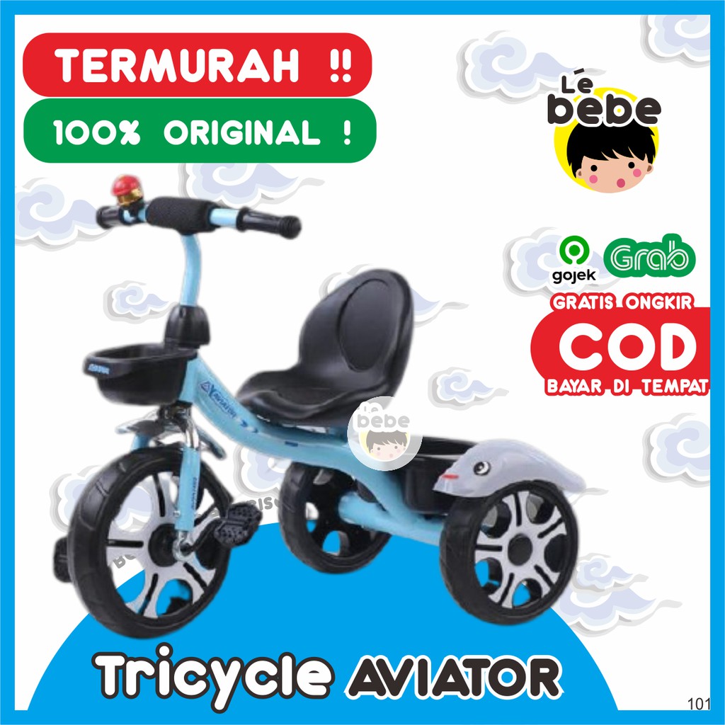 AVIATOR Tricycle Sepeda BMX Stroller Micro Trike Smart Trike Sepeda Anak Sepeda Roda 3 Sepeda Lipat
