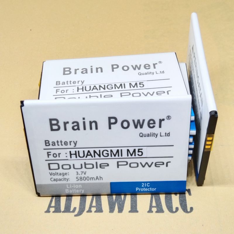 Baterai Bt Batre Battery Huangmi M5 huangmi m5 Doubel Power Battery
