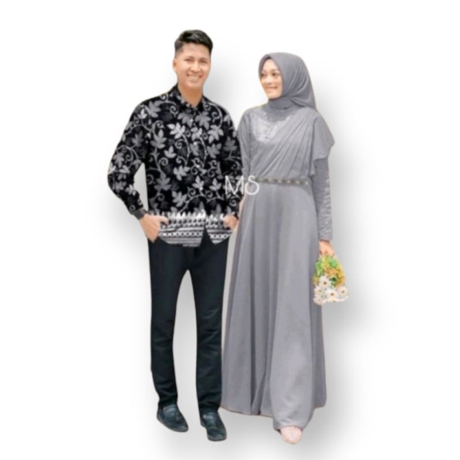 Couple Keluarga Untuk Kondangan batik Copel MuslimSet Baju Pasangan terbaru