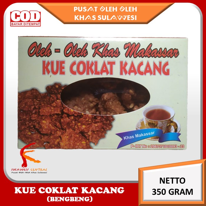 

Kue Cokelat Kacang Bengbeng Khas Sulawesi 250 gr