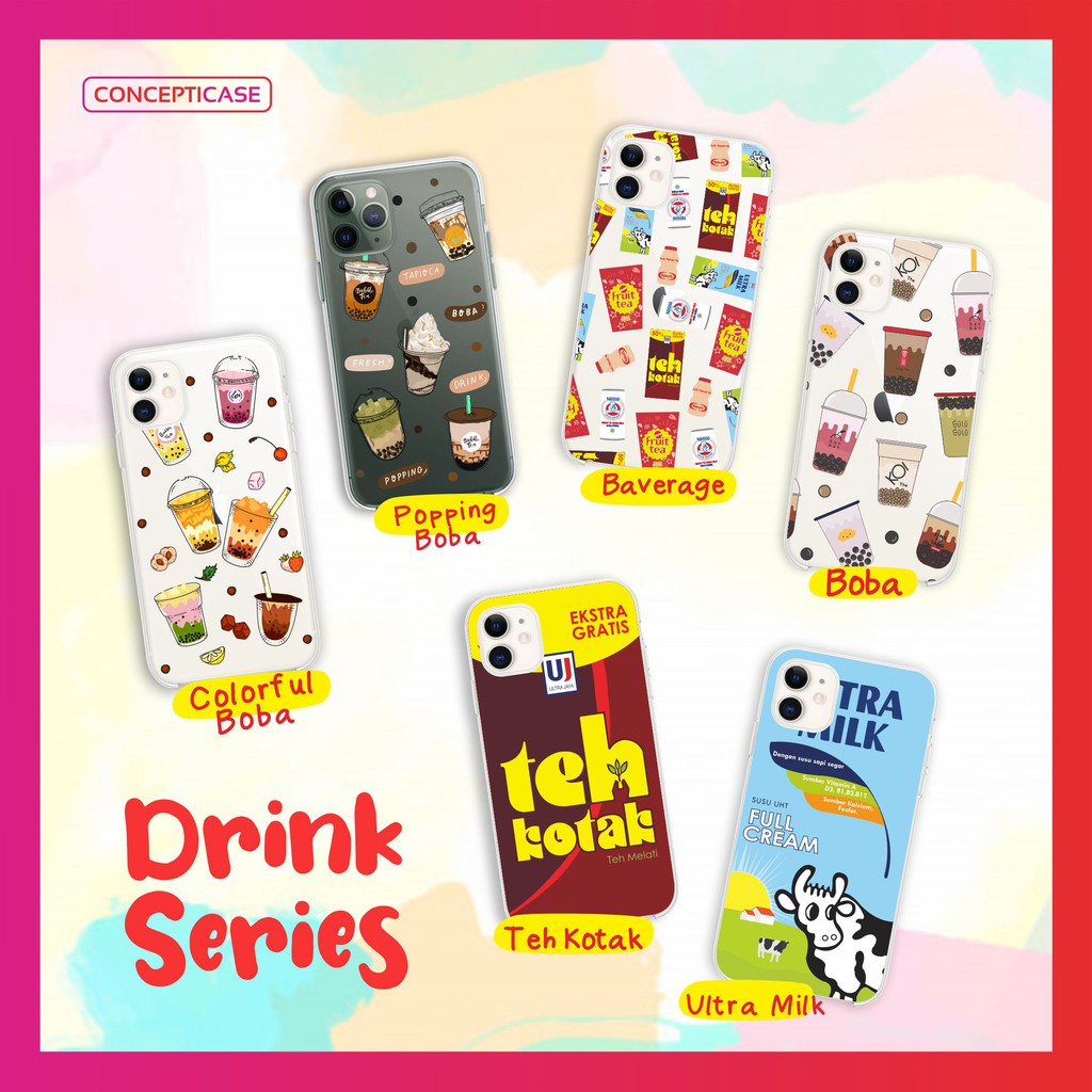 FOOD AND DRINKS  CUSTOM PRINT CASING HANDPHONE (SEMUA JENIS HP)