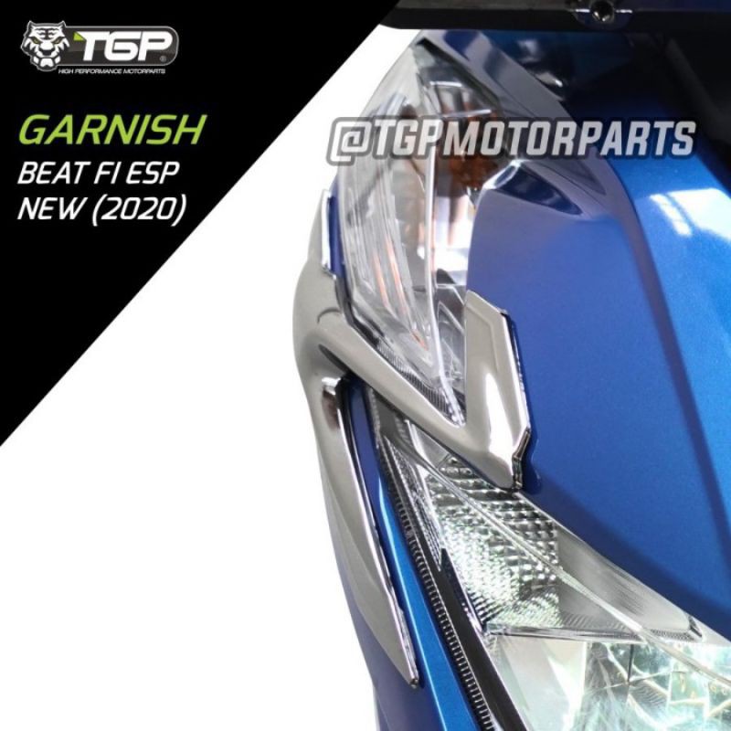 TGP Garnish Lampu Depan Honda Beat FI Esp New 2020 - Deluxe