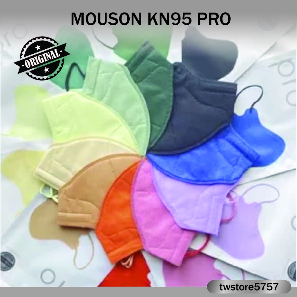 MASKER KOREA KN95 MOUSON PRO 5PLY ISI 10 PCS ORIGINAL