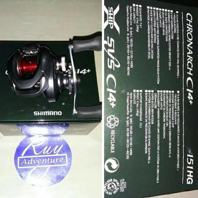 Diskon Murah Reel Bc Shimano Chronach 151Hg - 7Bfk7D