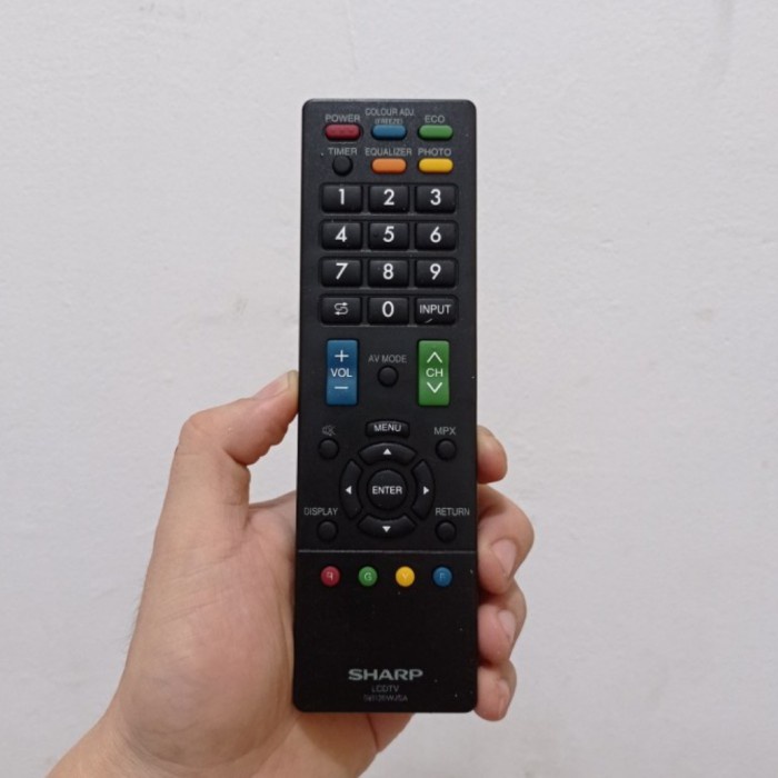 Remote Lcd Tv Original Sharp Gb120Wjsa Realpict