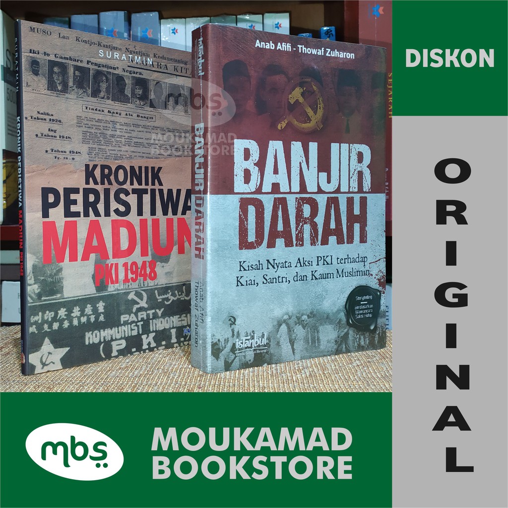 PAKET BUKU SEJARAH PKI - Kronik Peristiwa Madiun PKI 1948 & Banjir Darah